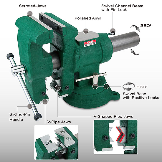 Dụng cụ kẹp Eto đa năng Toptul DJAB0106