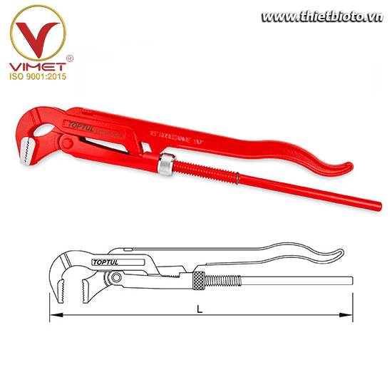 Cờ lê mỏ quạ kẹp lớn TOPTUL DDAF1A48