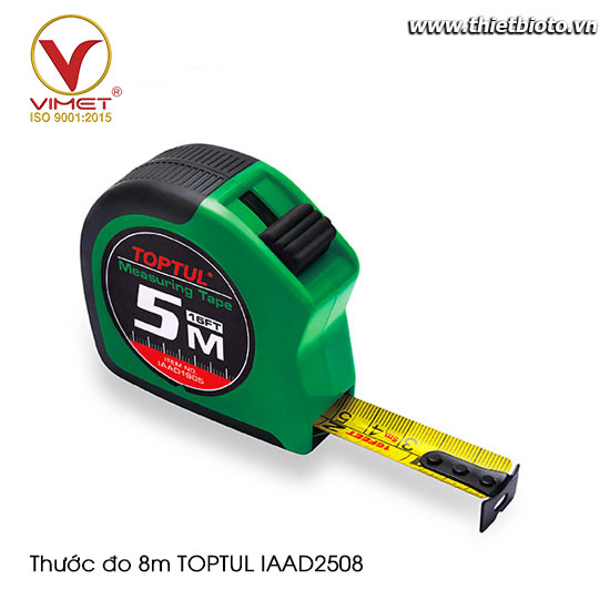 Thước dây 8m TOPTUL IAAD2508