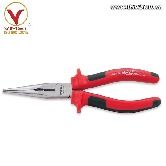 Kìm mũi dài cách điện Toptul DGBB2108